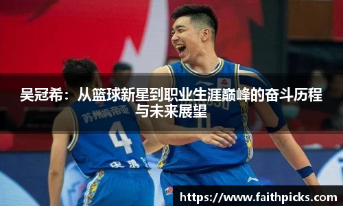 吴冠希：从篮球新星到职业生涯巅峰的奋斗历程与未来展望